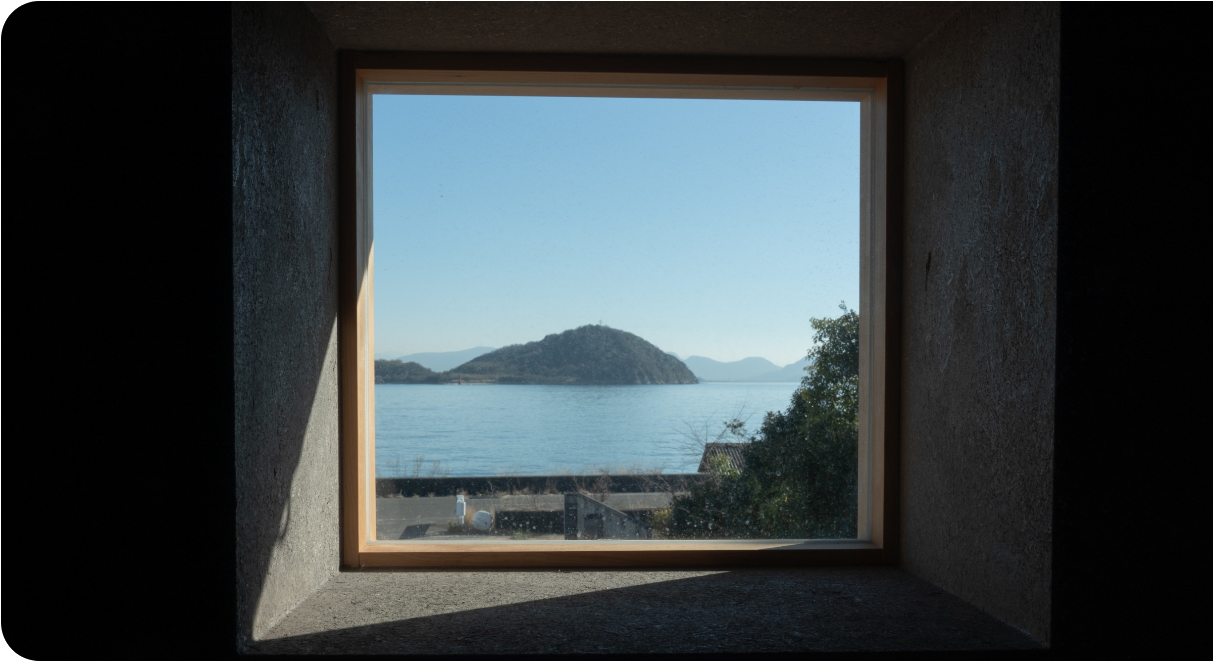 屋内からの景色